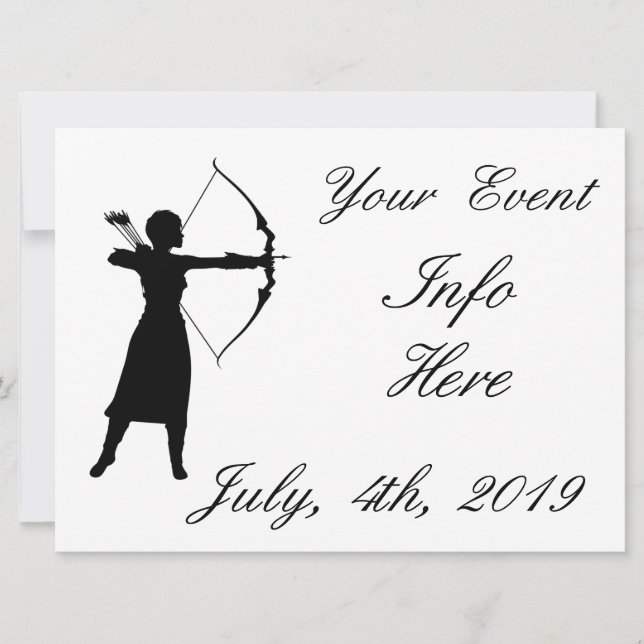 Female Archer Silhouette Thunder_Cove (Framsida)