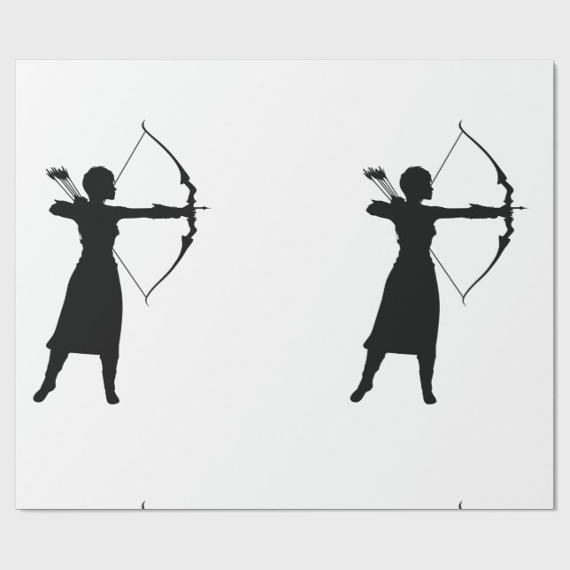 Female Archer Silhouette Thunder_Cove Presentpapper (Platt)