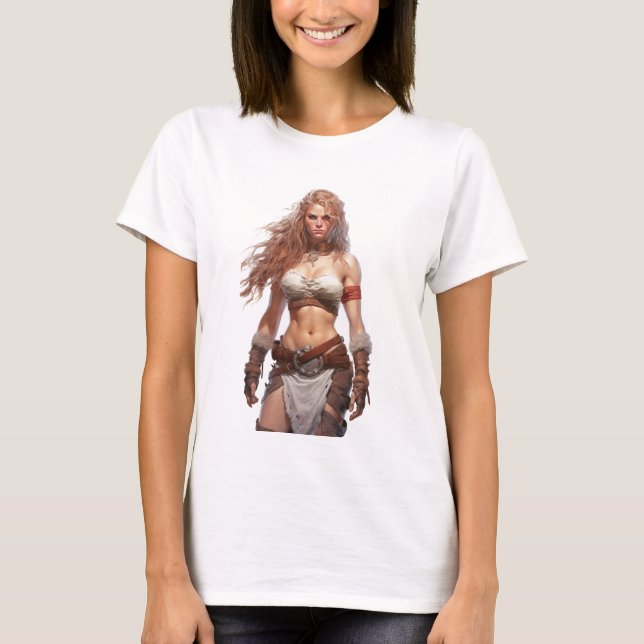 Female Barbarian T Shirt (Framsida)