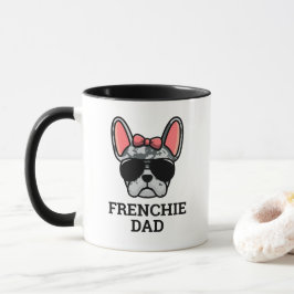 Female Blue Merle Fransk Bulldog Frenchie Hund Pap Mugg