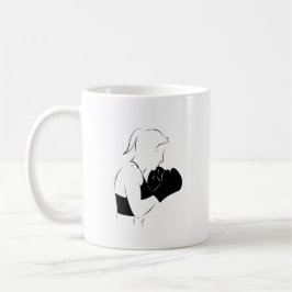 Female Boxer Kaffemugg