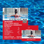 Female Btern Porträtt, Swimming Bassäng Städning Reklamblad<br><div class="desc">Female Bganska Porträtt,  Swimming Bassäng Städning serviceannonseringsflygare från Affärskortet Store.</div>