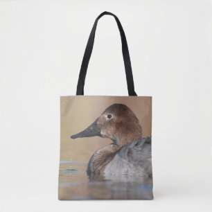 Female Canvasback anka-profil Tygkasse