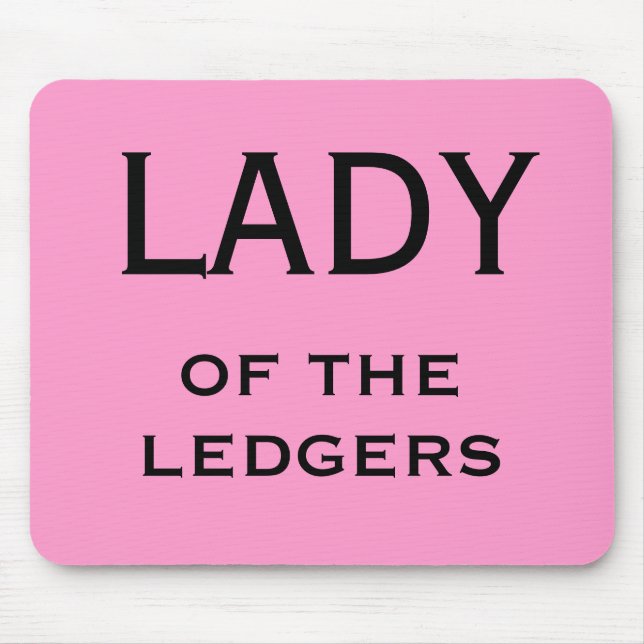 Female CFO FD Funny Nickname - Dam i Ledgers Musmatta (Framsidan)