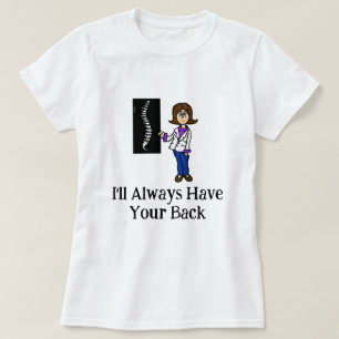 Female Chiropractor eller spinalkirurg T-Shirt