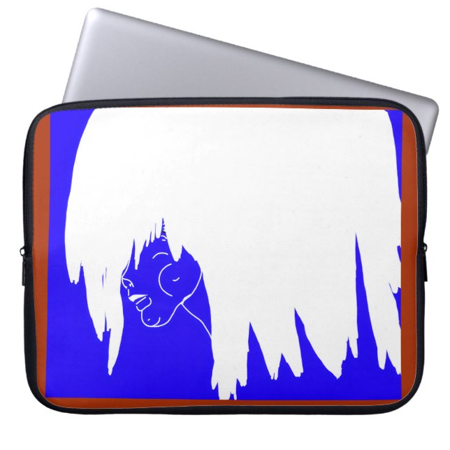 Female Cloud Spirit Laptop Sleeve (Framsidan)
