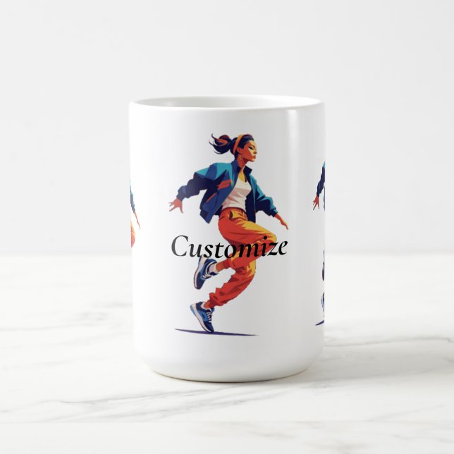 Female dancer Hip hop Thunder_Cove Kaffemugg (Center)