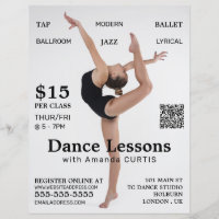 Female dansare, Dance Lesson Reklamflygare