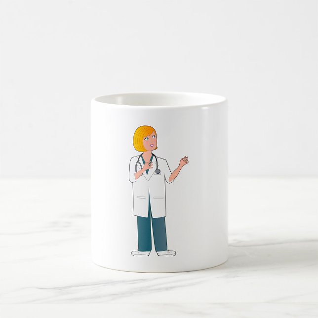 Female Doktor Kaffemugg (Skapare uppladdad)