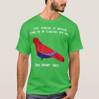 Female Eclectus Parrot aldrig noll T Shirt