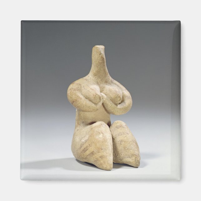 Female figurine in the Halaf stil, c.4500 BC (ter Magnet (Framsidan)