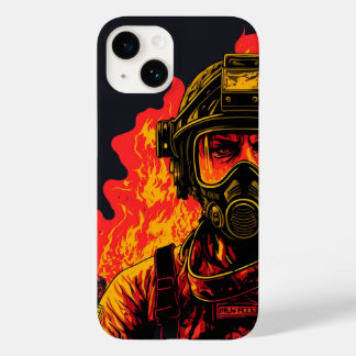 Female Firefighter IPhone 14 Fodral