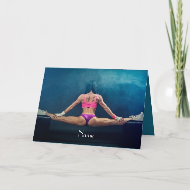 Female Fitness-modell - uppdelad Thunder_Cove Kort (Framsida)
