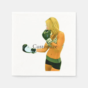Female Fitness-modellboxning Thunder_Cove Pappersservett