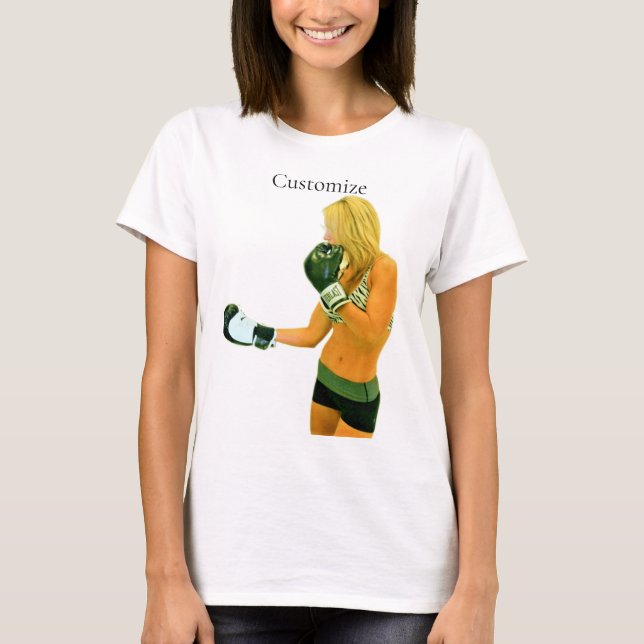 Female Fitness-modellboxning Thunder_Cove T Shirt (Framsida)