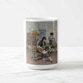 Female Flamenco Guitar Player (spansk Guitarist) Kaffemugg