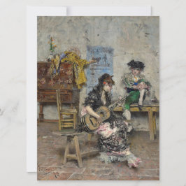 Female Flamenco Guitar Player (spansk Guitarist) Kort