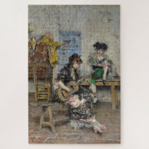 Female Flamenco Guitar Player (spansk Guitarist)