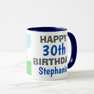 Female Golfer Birthday Mugg