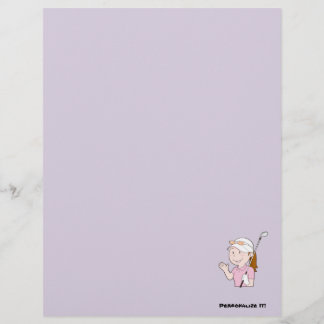 Female Golfer Reklamblad