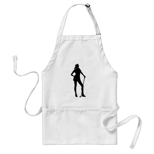 Female Golfer Sport Förkläde (Framsidan)