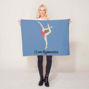 Female Gymnast Fleecefilt