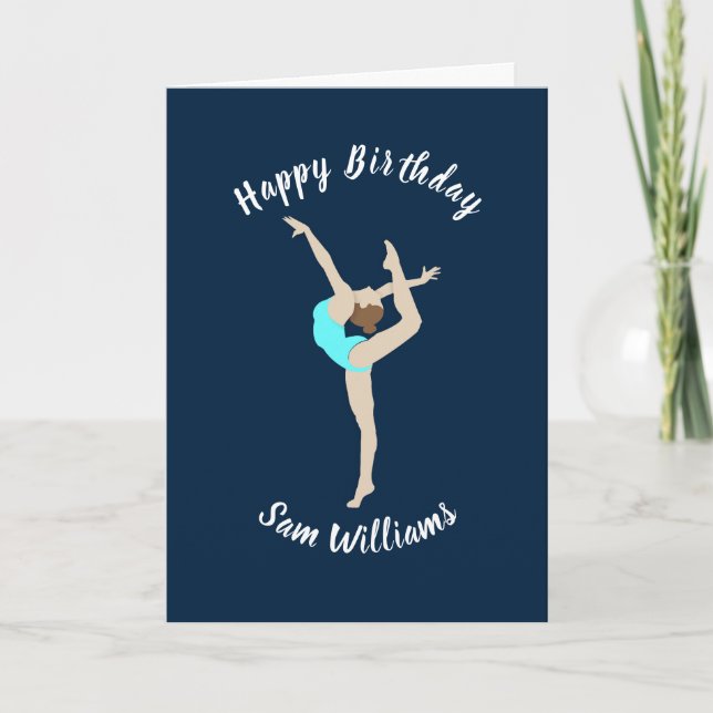 Female Gymnast Kort (Framsida)
