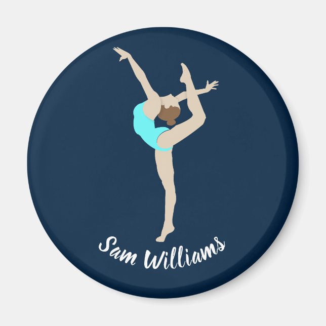 Female Gymnast Magnet (Framsidan)