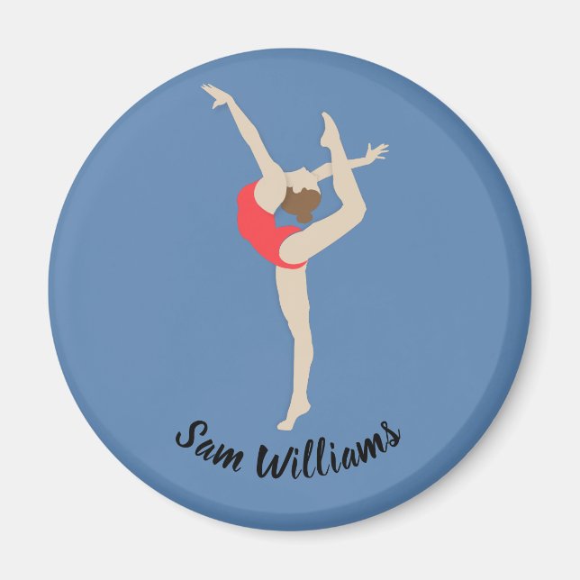 Female Gymnast Magnet (Framsidan)