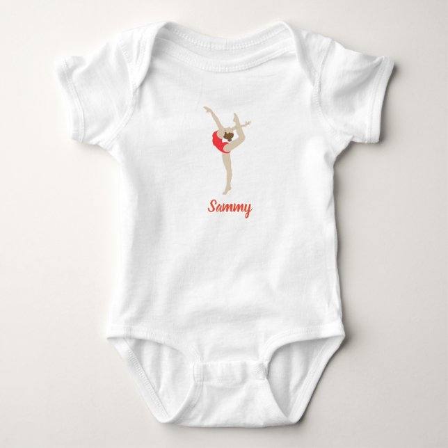 Female Gymnast T Shirt (Framsida)