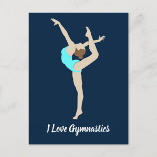 Female Gymnast Vykort