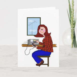 Female Ham - Auburn eller Red Hair Kort