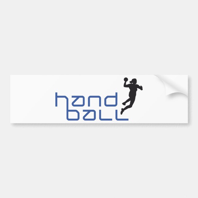 female handball bildekal (Framsidan)