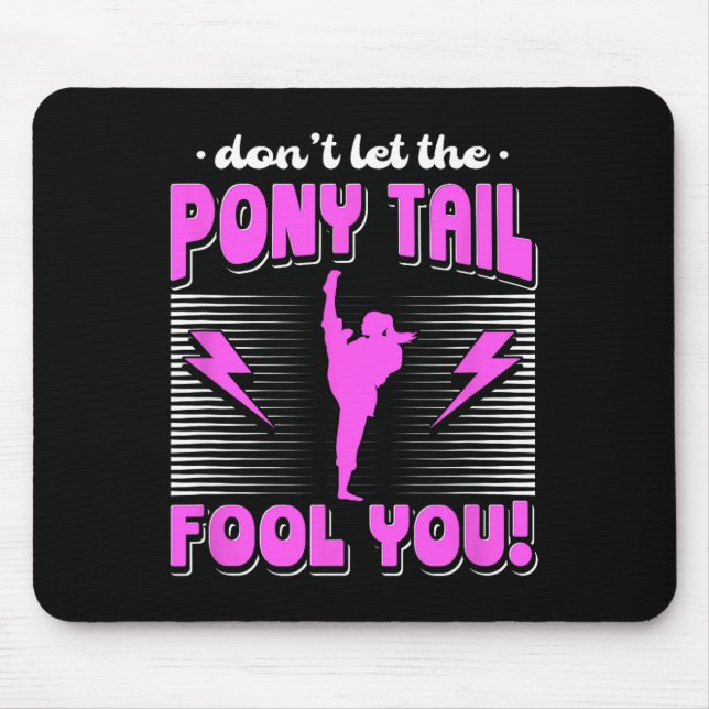 Female Karate Fighter Don't Let The Pony Tail Fool Musmatta (Framsidan)