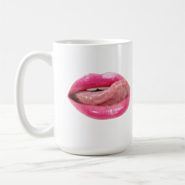 Female läppar kaffemugg (Vänster)