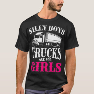 Female Lastbil Driver Funny Girl Trucker T Shirt