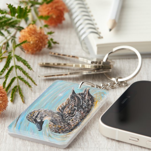 Female Mallard Anka-målning (Högra Framsidan)