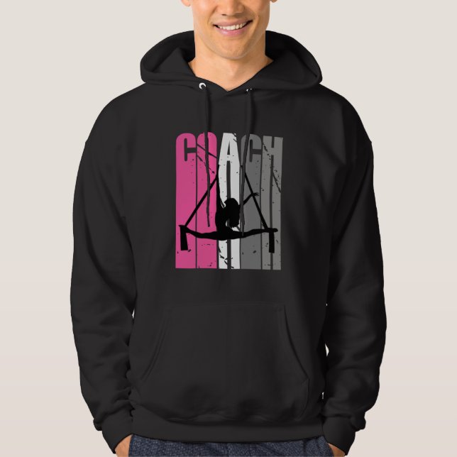 Female Master Air Yoga Instructor Choreographer Co Hoodie (Framsida)