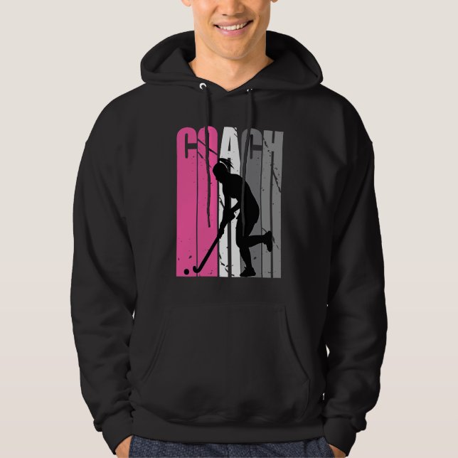 Female Master Hockey Instructor Hockey Coach Hoodie (Framsida)