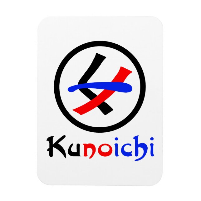 Female Ninja Kunoichi く ノ 一 Magnet (Vertikal)