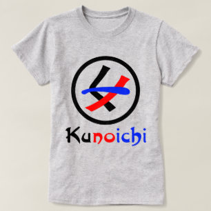 Female Ninja Kunoichi く ノ 一 T Shirt