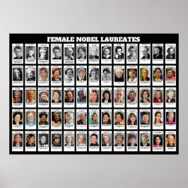 Female Nobel Laureates Poster