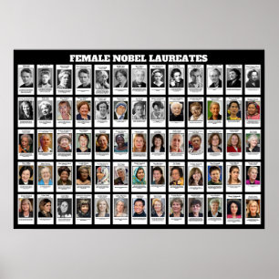 Female Nobel Laureates Poster