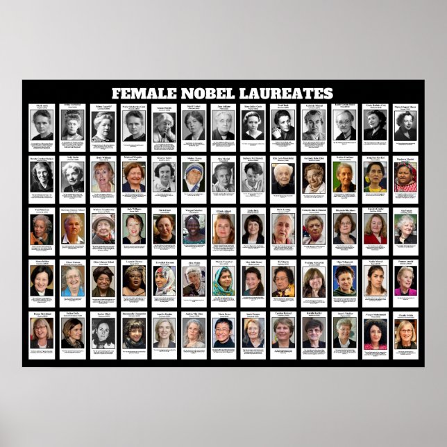 Female Nobel Laureates Poster (Framsidan)