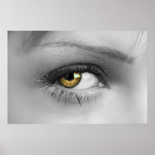 Female öga poster