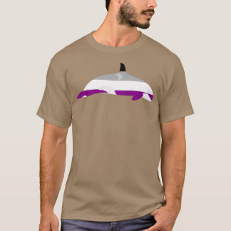 Female Orca Asexuell flagga T Shirt