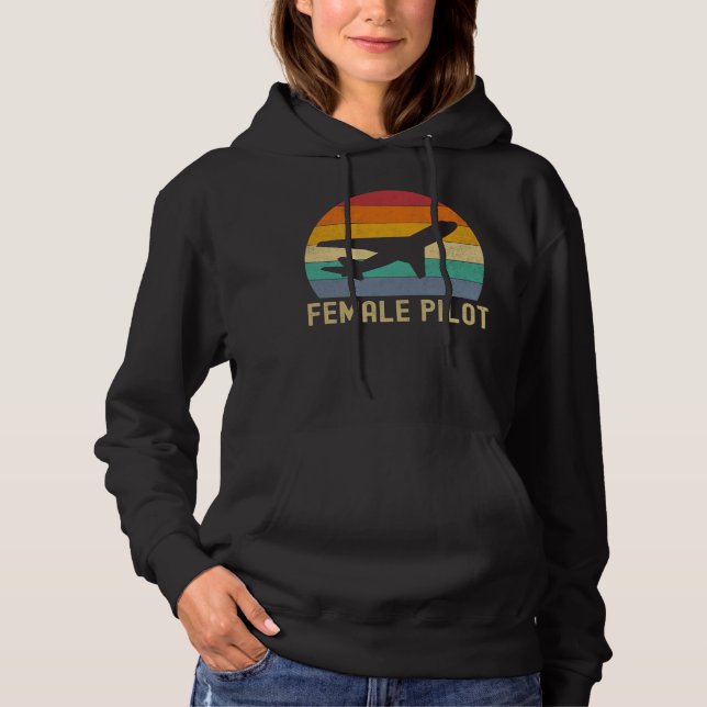 Female Pilot Definition  Aviation T Shirt (Framsida)