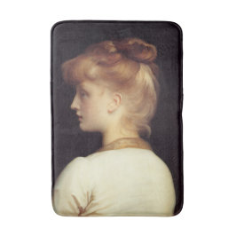 Female Porträtt bakifrån (av Frederic Leighton) Badrumsmatta