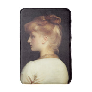 Female Porträtt bakifrån (av Frederic Leighton) Badrumsmatta