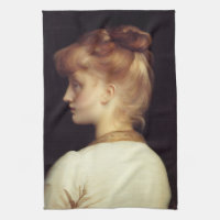 Female Porträtt bakifrån (av Frederic Leighton)